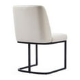 thumbnail image 5 of Manhattan Comfort Serena 18.7" Faux Leather Dining Chair in Cream (Set of 2), 5 of 10