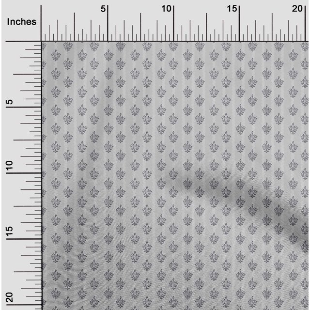 oneOone Silk Tabby Fabric Stripe & Floral Block Decor Fabric Printed BTY 42 Inch Wide