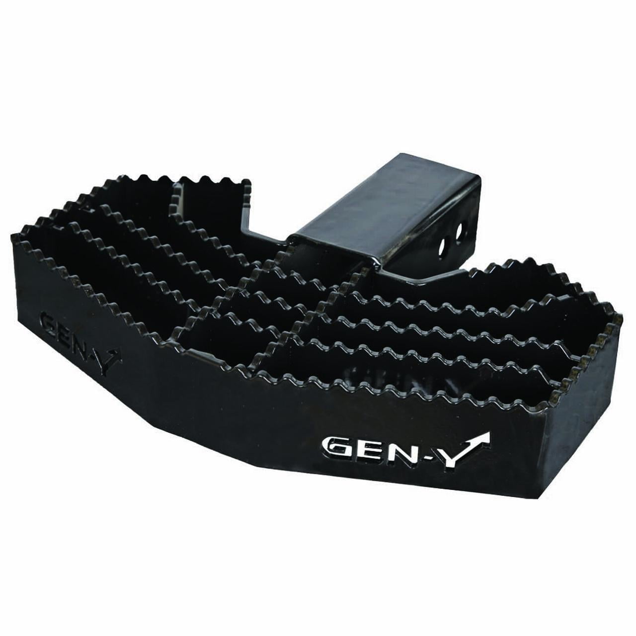 GO RHINO Dominatorヒッチステップ ブラック D360T Go Rhino D360T Dominator Hitch Step - Textured Black