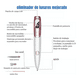 thumbnail image 3 of Pluma Cauterizador BELUG para Quita Verrugas Pecas Lunares Blanca con Rosa, 3 of 3