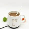 thumbnail image 2 of Electric USB Powered Heating Warmer Heater Cup Pad Black Hot Plate Coffee Tea Milk Mug Plug Household Desktop Accessories, 2 of 5
