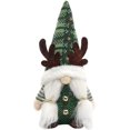 thumbnail image 1 of Christmas Doll Doll Standing Pose Knitting Tabletop Faceless Old Man Doll Holiday Decoration, 1 of 4