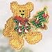 thumbnail image 3 of Teddy's Tree Beaded Counted Cross Stitch Kit Mill Hill 2006 Winter Holiday MH18-6301, 3 of 4