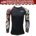 thumbnail image 5 of Gruff Combat Rash Guards Grappling MMA UFC Fighting Style Shirt, Fight Wear for Men and Women Long Sleeves, 5 of 6