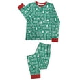 thumbnail image 1 of Family Matching Christmas Pajama Sets, Long Sleeve T-shirt + Pants, 1 of 8