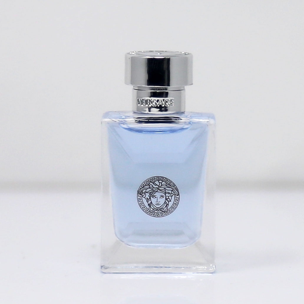 New Item VERSACE VERSACE SIGNATURE HOMME EDT 0.16 OZ VERSACE SIGNATURE  HOMME/VERSACE EDT MINI 5.0 ML (M) BLUE BOTTLE