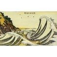 thumbnail image 3 of Hokusai 14x10 Black Modern Framed Museum Art Print Titled - A View Of Honmoku Off Kanagawa 1800, 3 of 5