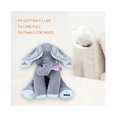 thumbnail image 2 of Elefante Peluche Musical Con Escondidillas Para Bebé Juguete Belug Rosa Gris, 2 of 4