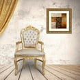 thumbnail image 3 of Nan 12x12 Gold Ornate Wood Framed with Double Matting Museum Art Print Titled - Blue Haven I, 3 of 4