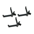 thumbnail image 3 of 3pcs Garden Shed Hool Honings Accesorios de ahorro de espacio Servido multifuncional para Rakes Organización de pared de garaje negro, 3 of 7