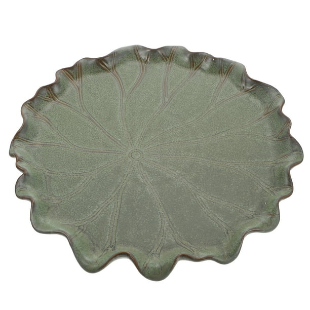 1pc Flower Bandeja Bandeja Flowerpot Lotus Lotus Forma Forma Bandeja Maceta Maceta Base