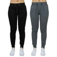 thumbnail image 4 of GBH 2 Pack Women's Fleece & French Terry Jogger Pants- Slim Fit, 4 of 11