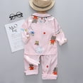 thumbnail image 3 of LYMAYTER Little Boys Girls Silk Satin Pajamas Set for Kids Toddler Printing Short Sleeve Jammies Outfit 2PCS Summer Buttons Sleepwear Loungewear Size 4-8t 0968, 3 of 9