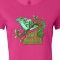 thumbnail image 4 of Inktastic Save the Rainforest with Basilisk Lizard on a Tree Women's T-Shirt, 4 of 5