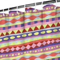 thumbnail image 3 of Pink Striped Geometric Pattern Shower Curtain 84"x72" ,Bathroom Decorative Shower Curtains Set with 12 Hooks,Modern Waterproof Washable Shower Curtain, 3 of 6