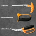 thumbnail image 3 of KNINE OUTDOORS 2022 Hunting Deer Knife Set Yellow Handle Field Dressing Kit Portable Butcher Game Processor Set, 12 Pieces, 3 of 6