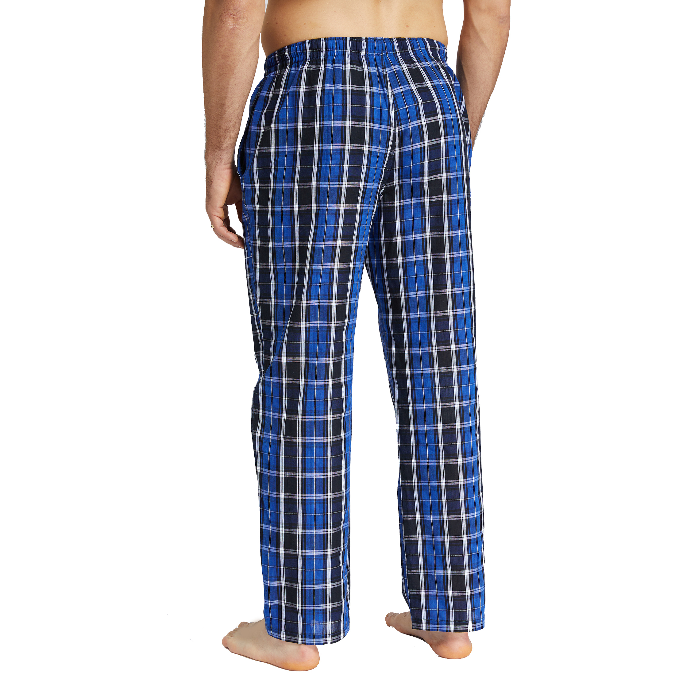 Onimisc Men's Cotton Pajama Pants, 3-Pack Plaid photo 4