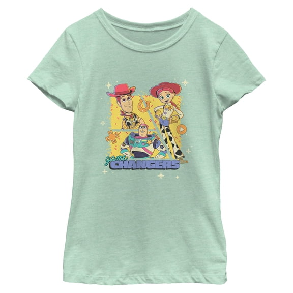 Girls Toy Story 5 Three Friends Game Changers T Shirt