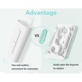 thumbnail image 4 of 20 Pieces Floss Sticks Dental Floss,Dental Floss Picks,2 in 1 Dental Toothpick,Teeth Stick with Portable Cases,Teeth Cleaning, 4 of 4