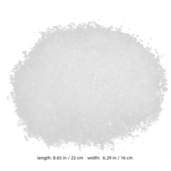 HOMEMAXS Snow Glitter for Crafts Artificial Christmas Decoration White