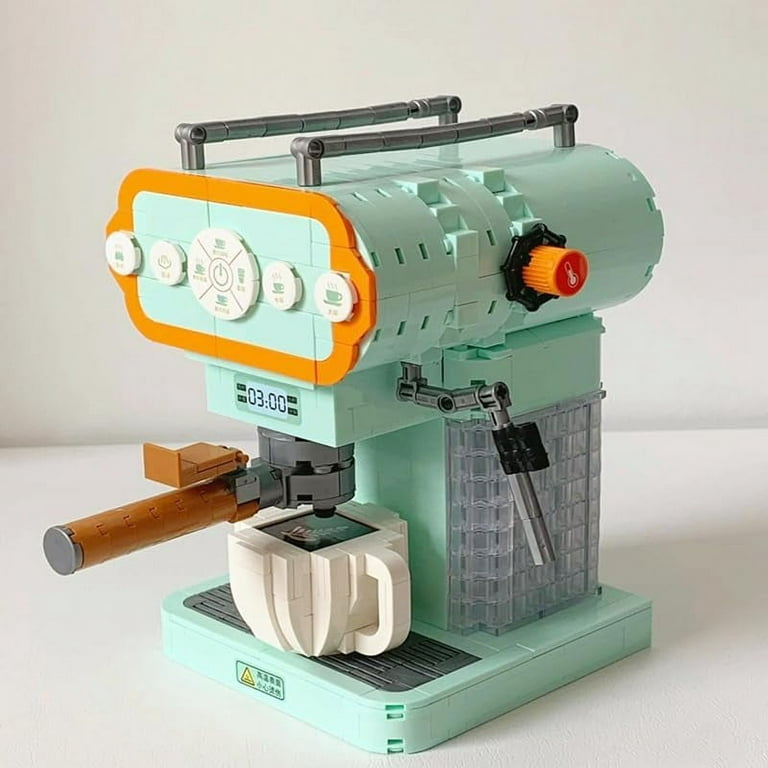 Summer Venice Coffee Maker—646PCS-NO.DECOOL16802 / 16803 Coffee Machine  Home Kits Building Blocks Toys