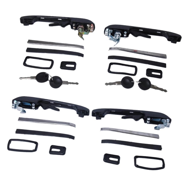 Tirador De Puerta Exterior De 4 Piezas Para Coche Completo Para Golf 1982-1992