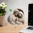 thumbnail image 4 of Nmdmisc Nativity Scene Ornaments,Acrylic Heart-Shaped Ornament of Jesus,Desktop Decorative Ornaments,Religious Gift for Family Friends and Christian,A, 4 of 6