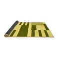 thumbnail image 2 of Ahgly Company Indoor Square Abstract Yellow Modern Area Rugs, 7' Square, 2 of 4