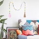 thumbnail image 4 of Bead Garland Pascua Colgante de Pared con Borlas Hecho Spring Beads Boho para Farmhouse Tiered Tray Country Easter Holiday Decoracion Rosa SM SunniMix Guirnalda de cuentas, 4 of 7