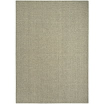 Nourison Home Tulum 5'3" x 7' Olive Outdoor Rug