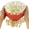 thumbnail image 5 of High Quality Microwave Popcorn Bowl Bucket Silicone DIY Popcorn Maker with Lid Chips Fruit Dish Kitchen Easy Tools D, 5 of 5