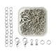 thumbnail image 1 of 80 piezas de joyería Sunnimix accesorios de bricolaje Cadenas extensoras broches de langosta, 1 of 7
