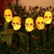 thumbnail image 5 of Jack-O-Lantern Yard Stakes Luces solares jardín calabaza Halloween al aire libre, 5 of 9