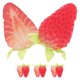 thumbnail image 2 of 8pcs Simulation Half Strawberry Models Photography Props Artificial Half Strawberries, 2 of 2