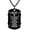 Black, variant on Stainless Steel Christian Cross Serenity Prayer Religious Pendant Necklace