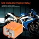 thumbnail image 1 of Motocicleta Moto 2 Pin Velocidad Ajustable LED Indicador Intermitente Relé Ndcxsfigh Accesorios para autos y motos, 1 of 6