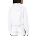thumbnail image 2 of Women's G-III 4Her by Carl Banks White Detroit Lions Football Logo Fleece Tri-Blend Pullover Hoodie, 2 of 3