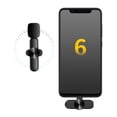 thumbnail image 4 of 2.4G Dual Channel 2 Inalámbrico Lavalier Micrófono Solapa Micrófono para Smartphone para iOS, 4 of 11