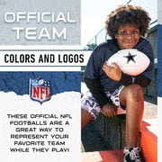 Franklin Sports NFL Dallas Cowboys Autograph Football - Official Size White Panel Souvenir Football for Autographs + Signatures - NFL Team Fan Shop Memorabilia Football for Display