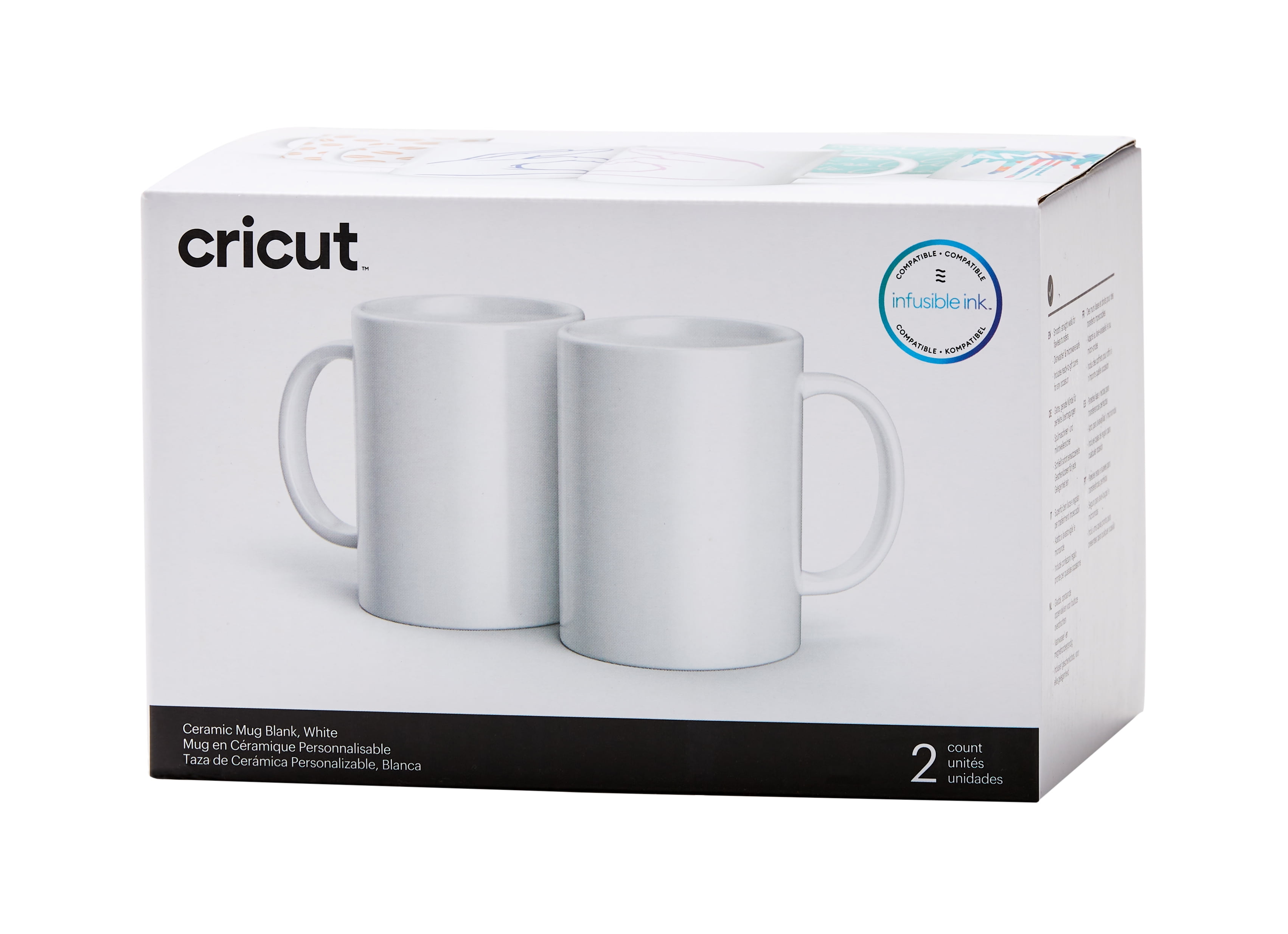 Cricut® Mug Press Kit with Mugs, Tape, Mat and Infusible Ink - 20275999