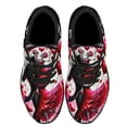 thumbnail image 2 of Skull Couple Dancing Happy Valentine's Day Together Forever Shoes Sneakers Black Size 11.5, 2 of 7