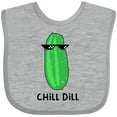 thumbnail image 3 of Inktastic Chill Dill Boys or Girls Baby Bib, 3 of 4