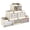 Beige-6Pack-12 ¾" L x 12 ¾" W x 9" H, variant on Foldable Linen Closet Organization Baskets Beige-4Pack 12 ¾" L x 12 ¾" W x 9" H