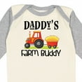 thumbnail image 4 of Inktastic Daddy Farm Buddy Cute Tractor Boys or Girls Long Sleeve Baby Bodysuit, 4 of 5