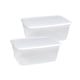 thumbnail image 2 of 2x Contenedor de almacenamiento para refrigerador Organizador versátil para refrigerador Pan portátil hermético 3000ml, 2 of 9