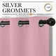 thumbnail image 3 of Par de cortinas NICETOWN Crystal Pink Blackout de 140 x 240 cm, 3 of 8
