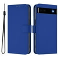thumbnail image 2 of for Google Pixel 6a Case Wallet with Card Holder,PU Leather Anti-fall Thin Fit Phone case for Women Men,Kickstand,flip Shockproof Cover with Credit Card Slots and Wrist Strap,Darkblue, 2 of 11