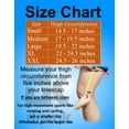 thumbnail image 7 of Dimok Knee Compression Sleeves with Non-Slip Band Knee Brace for Sports, Black, L, 2 Pack, 7 of 7