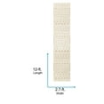 thumbnail image 6 of Livabliss Area Rugs for Living Room, 3x12 Urban Shag Global Beige Runner Rug, Bedroom Dining Room Home Decor Stain Resistant Carpet (2'7" x 12' Runner), 6 of 10