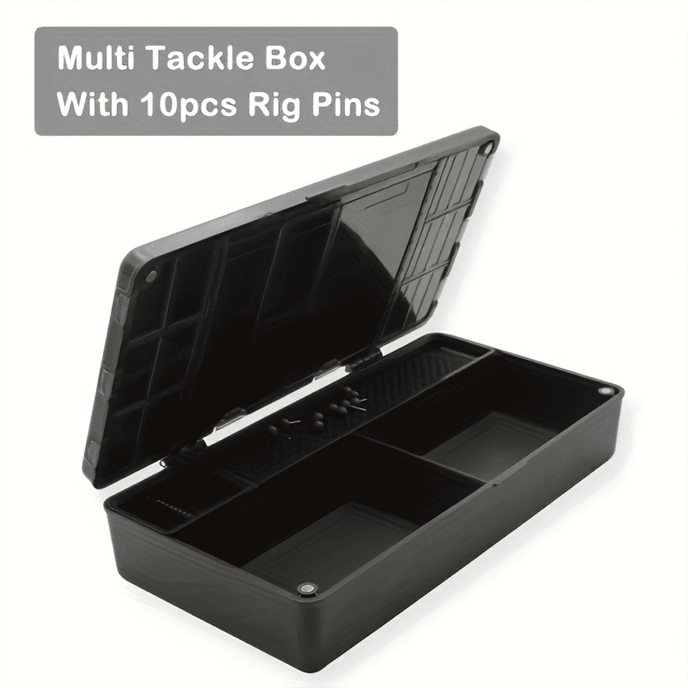RANMEI Fishing Trip Carp Fishing Tackle Box Fishing Tackle Box Magnetic Tackle Box 10Pcs Rig Pins Accessories For Display